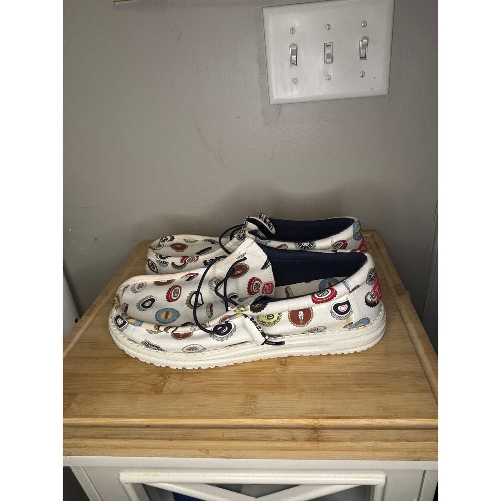 Hey Dude Wally Spring Breakr Beer Bash Multi Color Loafers Mens 11 41285-90H